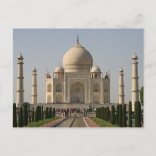 Taj mahal agra postkarte