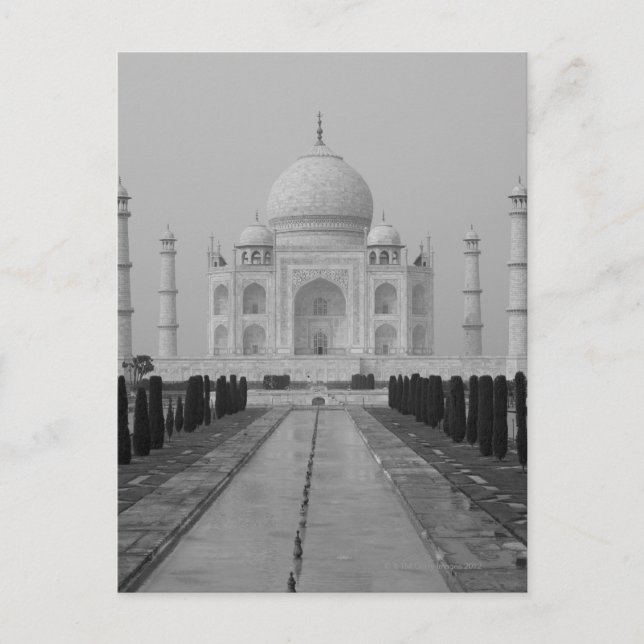 Taj Mahal, Agra, Uttar Pradesh, Indien 5 Postkarte (Vorderseite)