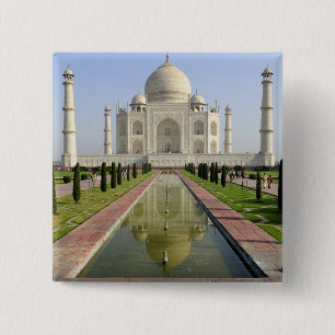 Taj Mahal, Agra, Uttar Pradesh, Indien, Button