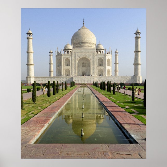 Taj Mahal, Agra, Uttar Pradesh, Indien, Poster (Vorne)