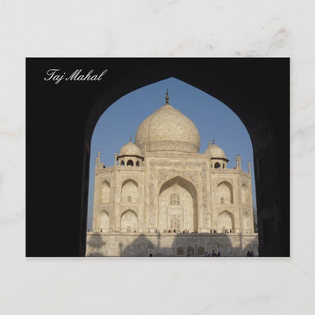 Taj Mahal Arch Postkarte (Vorderseite)