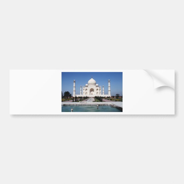 Taj Mahal Autoaufkleber (Vorne)