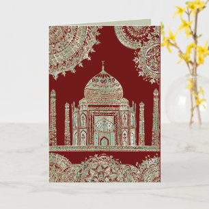 Taj Mahal - Bohemischer orientalischer Stil Karte