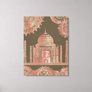 Taj Mahal - Bohemischer orientalischer Stil Leinwanddruck