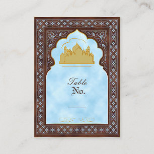 Taj Mahal - Bohemischer orientalischer Stil Platzkarte