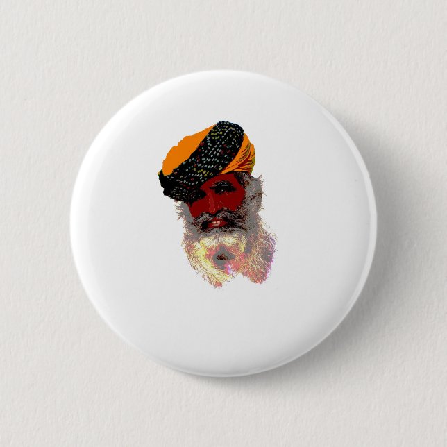 Taj Mahal Button (Vorderseite)
