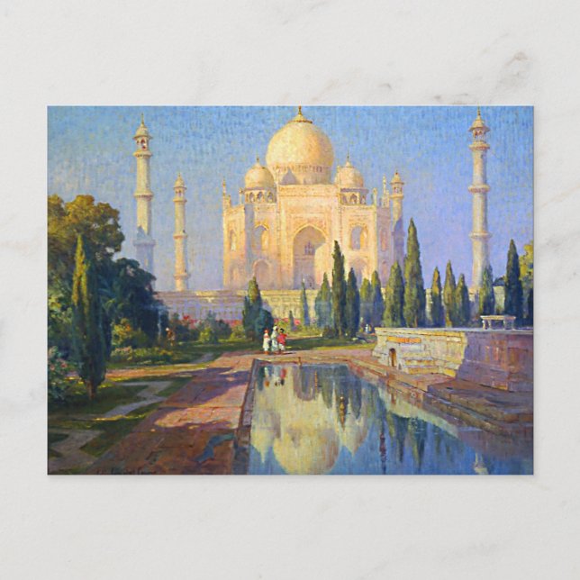Taj Mahal Colin Campbell Cooper Postkarte (Vorderseite)