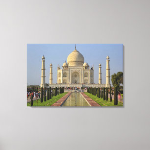 Taj Mahal, ein Mausoleum in Agra, Indien, 2 Leinwanddruck