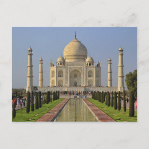 Taj Mahal, ein Mausoleum in Agra, Indien, 2 Postkarte