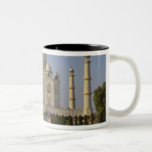 Taj Mahal, ein Mausoleum in Agra, Indien, 2 Zweifarbige Tasse