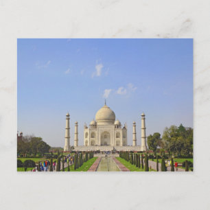 Taj Mahal, ein Mausoleum in Agra, Indien, Postkarte