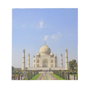 Taj Mahal, ein Mausoleum mit Sitz in Agra, Indien, Notizblock
