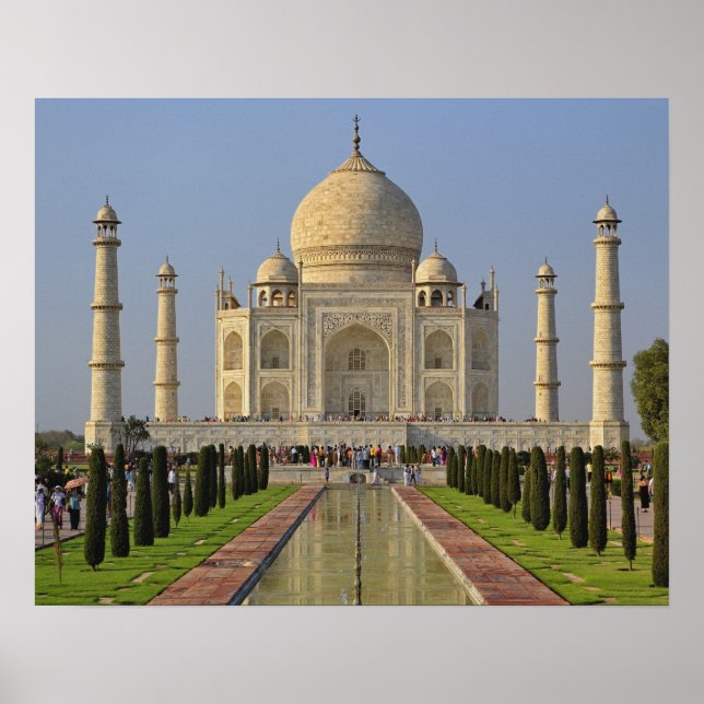 Taj Mahal, ein Mausoleum mit Sitz in Agra, Indien, Poster (Vorne)
