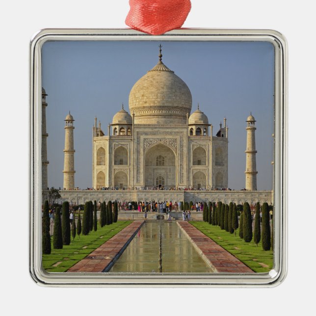 Taj Mahal, ein Mausoleum mit Sitz in Agra, Indien, Silbernes Ornament (Vorne)