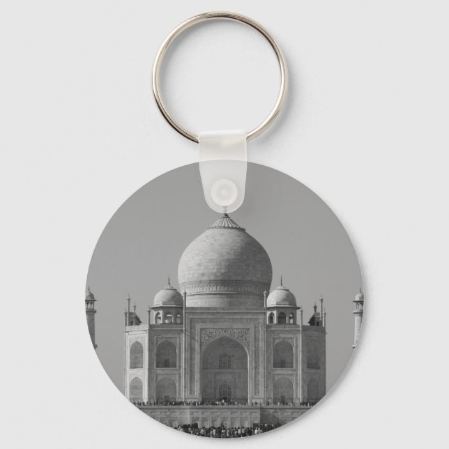 taj mahal grau schlüsselanhänger (Vorderseite)
