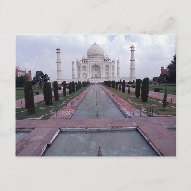 Taj Mahal India Postkarte (Vorderseite)
