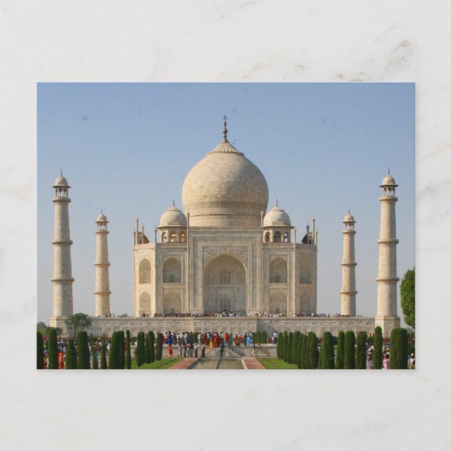 taj mahal india postkarte (Vorderseite)