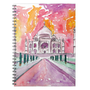 Taj Mahal Indien Notizblock
