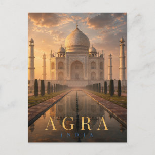 Taj Mahal Indien REALMS Postkarte