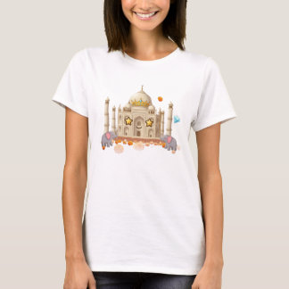 Taj Mahal Kawaii - Dreamy India Travel Design T-Shirt