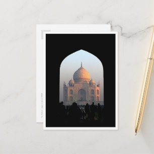 Taj Mahal Licht der Dämmerung Indien Architektur F Postkarte