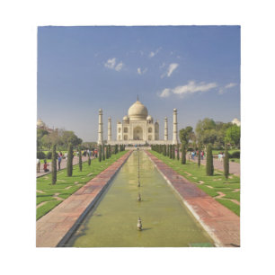 Taj Mahal mausoleum / Agra, Indien 2 Notizblock