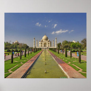 Taj Mahal Mausoleum / Agra, Indien 2 Poster