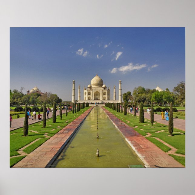 Taj Mahal mausoleum / Agra, Indien 2 Poster (Vorne)