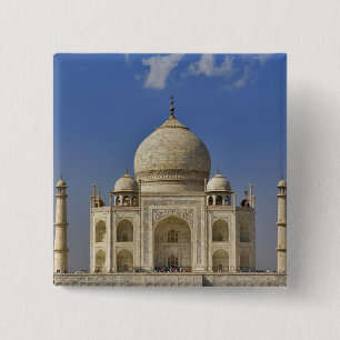 Taj-Mahal-Mausoleum / Agra, Indien Button