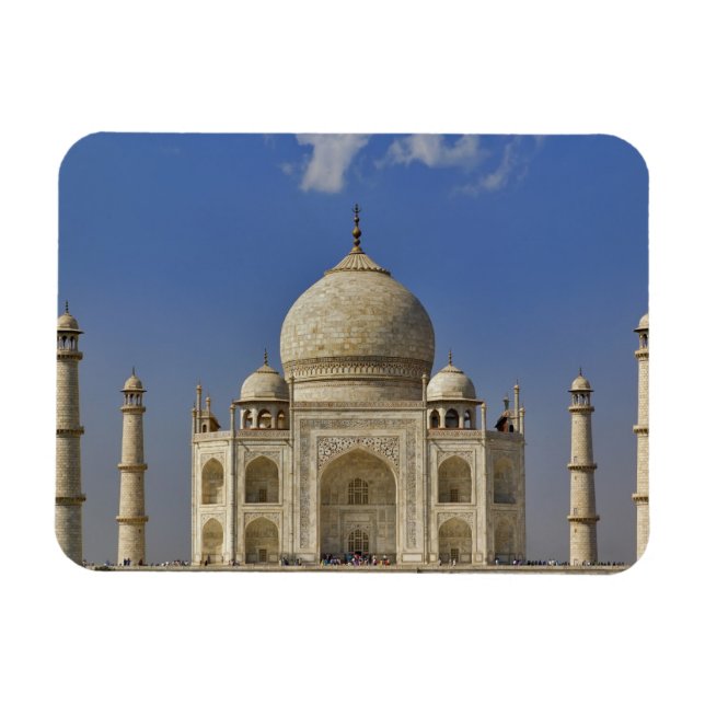 Taj Mahal mausoleum / Agra, Indien Magnet (Horizontal)