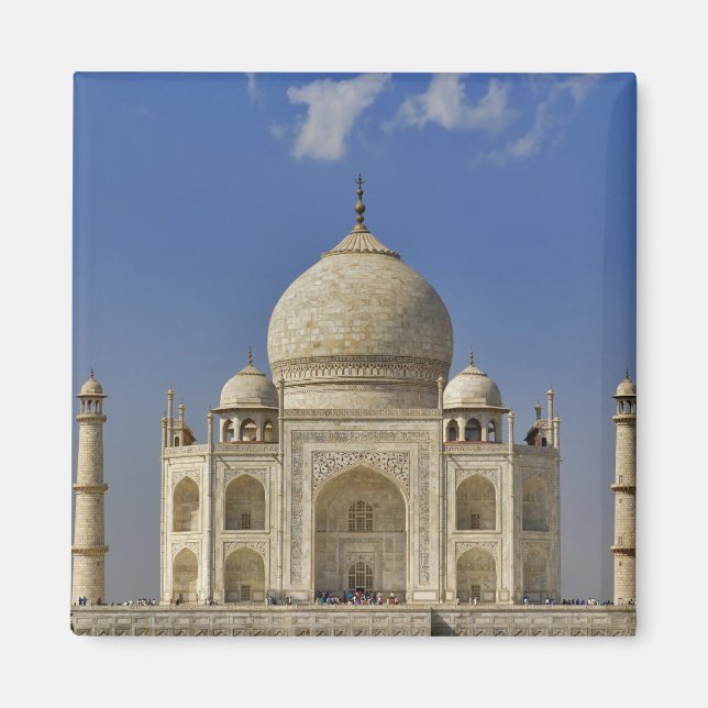 Taj Mahal mausoleum / Agra, Indien Magnet (Vorne)
