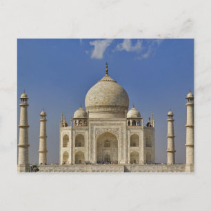 Taj Mahal mausoleum / Agra, Indien Postkarte