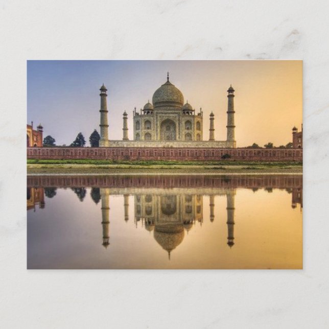 Taj Mahal Postcard Postkarte (Vorderseite)