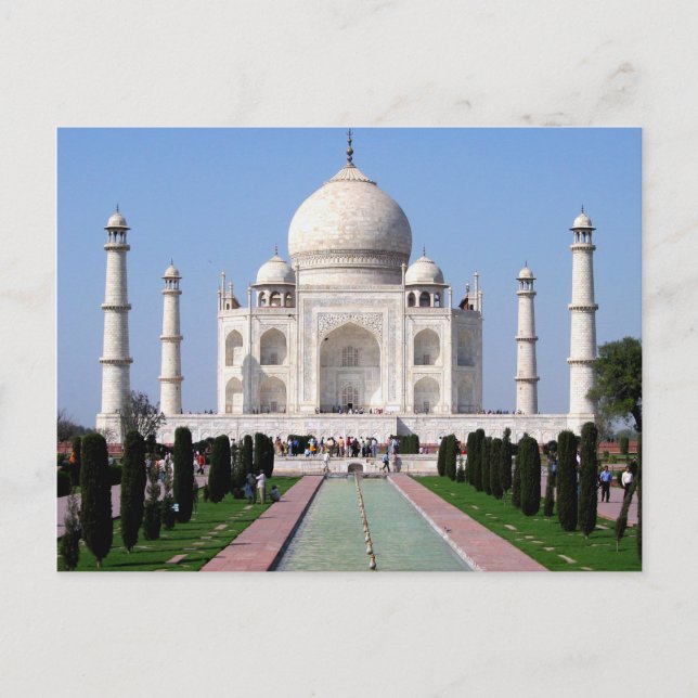 Taj Mahal Postcard Postkarte (Vorderseite)