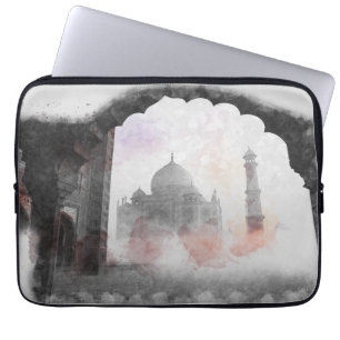 Taj Mahal Postcard Vintage Travel Laptopschutzhülle