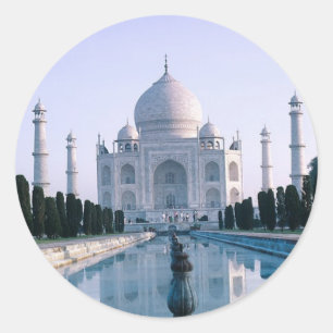 Taj Mahal Runder Aufkleber
