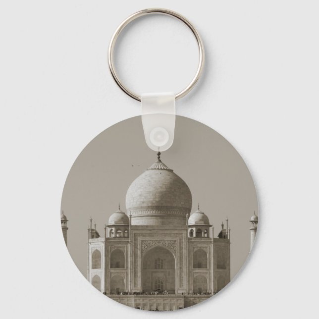 Taj mahal sepia schlüsselanhänger (Vorderseite)