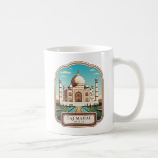 Taj Mahal Souvenir Vintag India Kaffeetasse