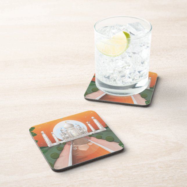 Taj Mahal Untersetzer (Rechte Seite)