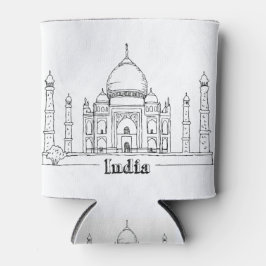 Taj Mahal Vacation Zeichnend Urlaub Kunst Reisen Dosenkühler