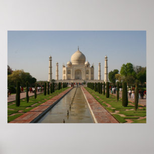Taj Mahal Wasser Poster