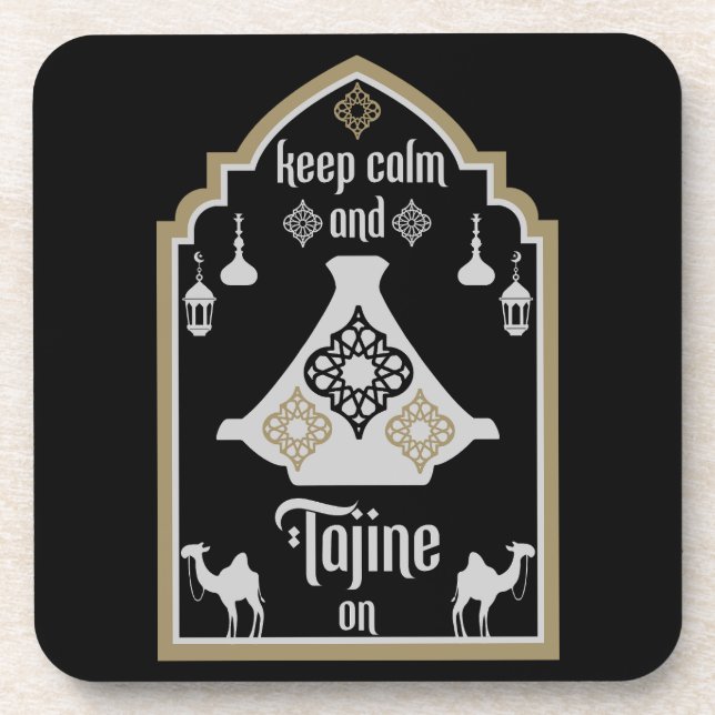 Tajine Cooking Getränkeuntersetzer (Vorderseite)