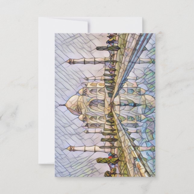 TajMahal von Mirsat Karabel Einladung (Vorderseite)