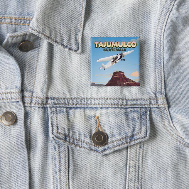 Tajumulco Guatemala Button (Beispiel)