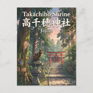 Takachiho-Schrein Japan Postkarte