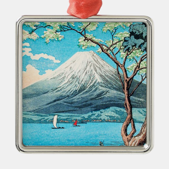Takahashi - Fuji vom See Yamanaka Ornament Aus Metall (Vorne)