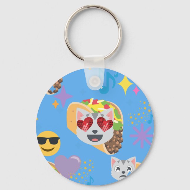 Takakatze Emoji Schlüsselanhänger (Vorderseite)