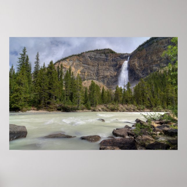 Takakkaw Falls Poster (Vorne)