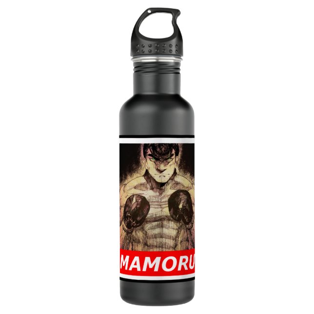 takamura hajime no ippo   edelstahlflasche (Vorderseite)