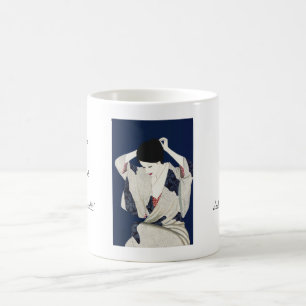 Takasawa Keiichi klassische japanische Damenfrau Kaffeetasse